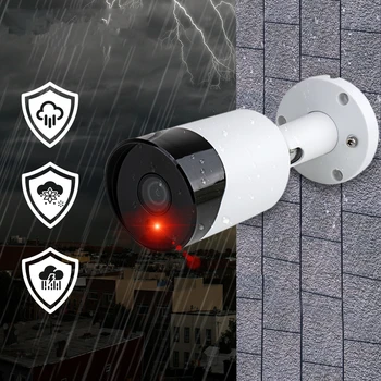 XM HD 3.0 MP Audio Înregistrare CCTV Camera POE IP de Exterior rezistent la apa IR P2P Onvif de Supraveghere Bullet Camera IP