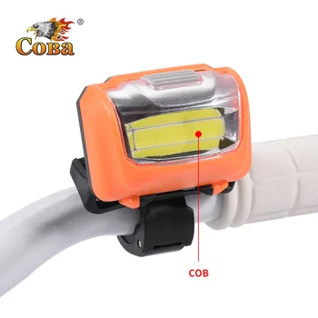 COBA led biciclete lumina xhp70 bicicleta tactice lanterna foloseste 3*AAA baterie mini portable spot lumina impermeabil din plastic cu clip