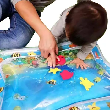 Copii pentru Copii de Apă Covoraș de Joacă Jucării Gonflabile îngroșa PVC copil Burtă Timp Playmat Copilul de Activitate Juca Centru de apă saltea pentru Copii#5