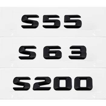 Portbagajul din Spate Emblema, Insigna Chrome Litere Autocolant Pentru Mercedes Benz S-CLASS S55 S63 S200 AMG W111 W116 W126 W140 W220 W221 W222
