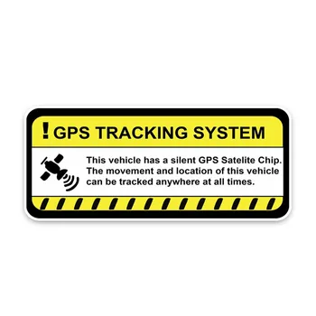 Aliauto Avertizare Autocolant Auto Sistem de Urmărire GPS rezistent la apa Decor Decalcomanii de Automobile, Motociclete, Accesorii PVC,10 cm*8 cm