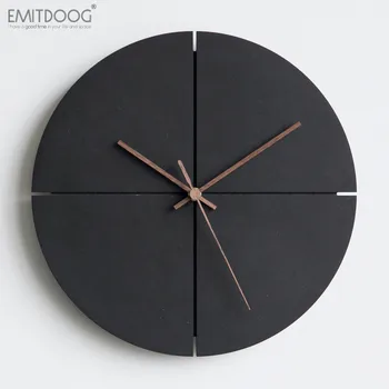 Design Modern, Simplu Ceas de Perete Camera de zi Pătrat Rotund Creative Acasă Ceas Nordic Mut Horloge Murale Decor Acasă AA50ZB