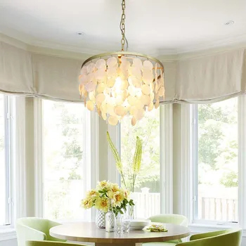 Minimalist Modern, European, living American Nordic lampă de tavan shell dormitor lampă de masă lampă de studiu