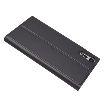 Ultra-subțire Magnetic de adsorbție Capac de moda de caz pentru Sony Xperia XZ XZs Card Toc Mat simt tactil de telefon genti