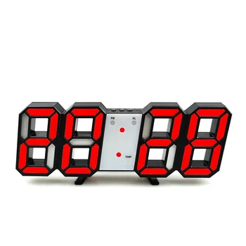 8 în Formă de USB Digital de Masă Ceasuri de Perete Ceas cu LED-uri de Afișare în Timp Creativ Ceasuri de 24 Și 12 Ore de Afișaj Alarmă Snooze Decor Acasă