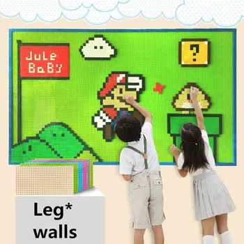 50*50 Puncte DIY placa de fund Jucarii ninjago Blocuri Educaționale Placă de Bază Anime Etaje Compatibil Cu LegoINGl pentru cadou