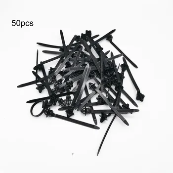 50pcs Eliberabil Cablu Fixare Cravată Clipuri Nailon Sârmă Exploatați Legături pentru Toyota, Honda, Mazda, Accesorii Auto