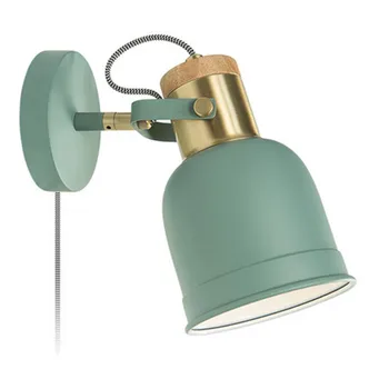 Stilul Loft Fier Regla Tranșee de Perete Comutator de Sârmă Moderne de Perete LED Corpuri de iluminat Home Deco Roti Noptieră Lampa de Perete Iluminat