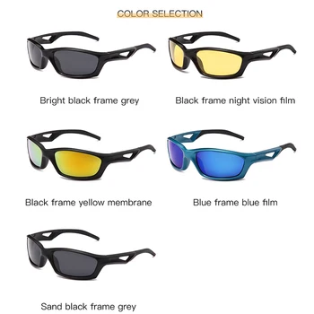 YAMEIZE Polarizat ochelari de Soare Barbati de Conducere Nuante Spuare Epocă Ochelari de Soare Pescuit ochelari de Soare UV400 Ochelari de Gafas Gafa De Sol