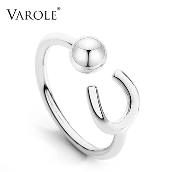 Varole New Sosire forma de U, Forma de Aur Inel de Cupru pentru Femei de Înaltă calitate minge inel de bijuterii en-gros