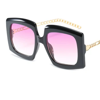 Piața Gradient shades ochelari de Soare Femei 2020 supradimensionat ochelari de soare pentru femei big cadru Vintage sex Feminin de Ochelari de vedere Oculos uv400