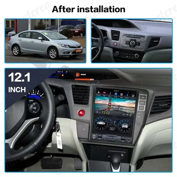 128GB Tesla Verticale Marele Ecran GPS Navigaiton Pentru Honda Civic 2016 - 2019 Radio Auto casetofon Multimedia DVD Player Video