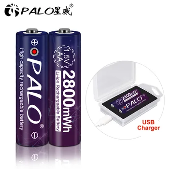 1.5 v AA baterie original batttery 2800mWh 1.5 V baterie reîncărcabilă Litiu aa 1.5 v tensiune stabilă