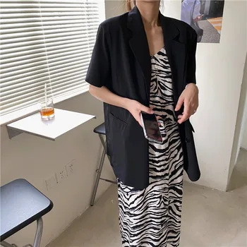 Mazefeng 2020 Nou Sexy V-neck Rochie la modă de Moda pentru Femei de Femei cu Maneci Lungi Rochie Retro Elegant Model Zebra Rochii Lungi
