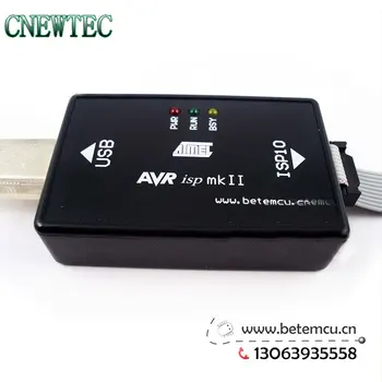 1BUC USB programator AVRISP mkII mk2 compatibil ATMEL AVR se Potrivesc 51 Seria ATmega PWM ATtiny,51 AVR USB descărcați linie