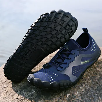 Nou Pantofi în aer liber Cinci Degete Amonte Pantofi de Plajă, Înot Pantofi pentru Bărbați de Mari Dimensiuni trecere prin vad Pantofi Drift Dive Cizme