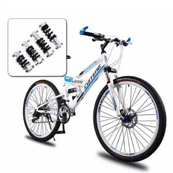 450LBS/în Biciclete Șocuri Spate Suspensie Bara Bicicleta Cadru de Primăvară Amortizor de Șoc Absorbant Pentru MTB Biciclete Pliabile 100/125/150mm