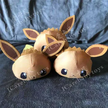 Noi 1buc Eevee 10cm Jucării de Pluș Anime Păpuși de Pluș saci de Nisip Jucărie Pandantiv Cadou de Ziua de nastere