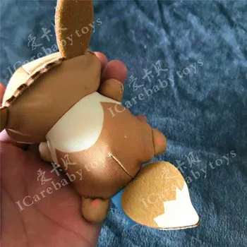 Noi 1buc Eevee 10cm Jucării de Pluș Anime Păpuși de Pluș saci de Nisip Jucărie Pandantiv Cadou de Ziua de nastere