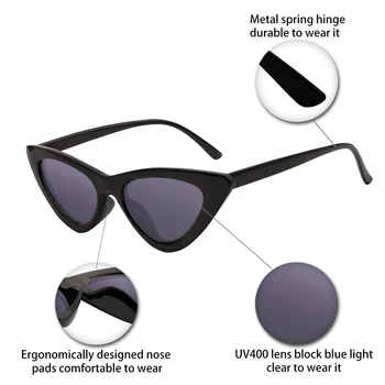 Polarizat ochelari de Soare Femei 2020 Brand de Lux de Epocă Ochelari de Soare Ochi de Pisica Nuante Pentru Femei en-Gros oculos de sol feminino OCCI