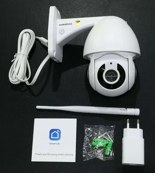 Tuya în aer liber Smart Home Security Camera 2MP 1080P în aer liber, Inteligent Wifi Camera PTZ
