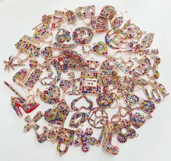 50pcs amestecat delicat fete farmecele se Potrivesc pentru femei bijuterii DIY accesorii M6