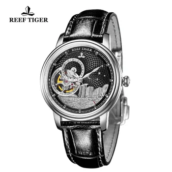Nou Recif de Tigru/RT Top Brand Designer de Ceas pentru Barbati Femei Safir Cristal Automată Ceasuri Unisex Ceas de Moda RGA1739