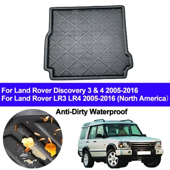 Portbagajul din spate Mat Marfă Tava de Boot Liner Covor Protector Etaj Pad Rogojini Pentru Land Rover Discovery 3 4 LR3 LR4 2005 - 2016
