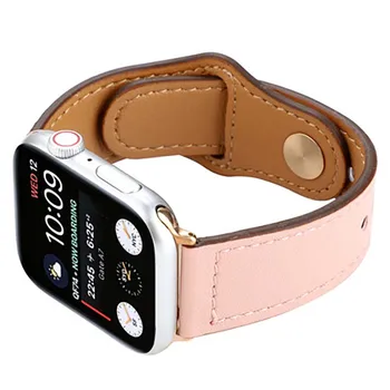 Smartwatch benzi curea din piele pentru Apple Watch Universal 1/2/3/4 generație de iphone iwatch4 sport curea Bratara