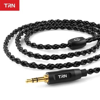 TRN A3 Căști Cablu de Cupru de Inalta Puritate Cu Cablu de 3.5 mm MMCX/2Pin Conector Pentru TRN M10 V90 V30 V80 IM1 IM2 TRN X6 VX