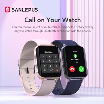 SANLEPUS 2020 NOU Bluetooth Apeluri Ceas Inteligent Bărbați Femei Impermeabil Smartwatch MP3 Player Pentru OPPO Android, Apple, Xiaomi, Huawei