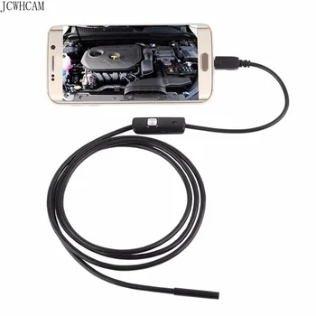 1m 2m 5m 10m Semi-rigide USB Endoscop cu Camera 5.5 MM IP67 rezistent la apa Șarpe Camera Cu 6 Led-uri Windows Macbook PC Android Endoscop