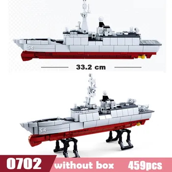 Marina Navă De Luptă Aircrafted Transport Submarin Militar Naval Distrugător Război Model De Blocuri De Constructii Pentru Copii Jucarii