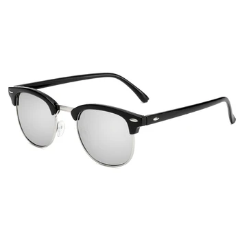 2020 nou retro jumătate de ramă de ochelari de hipster ochelari de soare femei și bărbați ochelari de soare