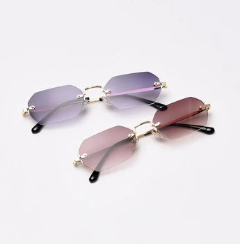 JackJad 2020 Rece de Moda Unic, fără ramă Style Slim ochelari de Soare pentru Femei Vintage uri de Design de Brand Ochelari de Soare Oculos De Sol S31454