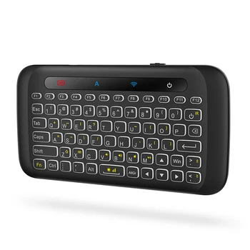 Backlit Touch Tastatura Wireless 2.4 GHz, Tastatura Touchpad Tastatura Mini pentru Android TV Box Laptop PC Tablete Raspberry Pi 3 B+