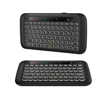 Backlit Touch Tastatura Wireless 2.4 GHz, Tastatura Touchpad Tastatura Mini pentru Android TV Box Laptop PC Tablete Raspberry Pi 3 B+