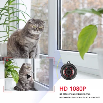 Mini Camera wireless de Acasă de Securitate HD Două Modul de Viziune de Noapte Video Home Security Camera WIFI 1080P Camera WIFI Wireless