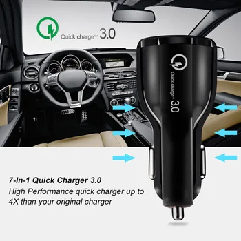 Masina Încărcător USB 2 Porturi USB Rapid de Încărcare Auto Pentru Ford Fiesta Focus 2 Mondeo 1 4 3 Tranzit, Fusion Kuga Ranger Mustang KA S-max
