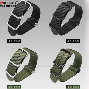 26mm nailon watchband se potrivesc garmin fenix 3 ceasuri curele negru| verde de armata 5 inele Zulu ceas trupa +2 buc instrumente gratuite