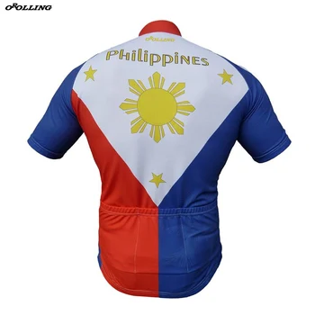 Noi Clasică Filipine Steagul Echipei Naționale Maillot Ciclism Jersey Personalizate Orolling Topuri