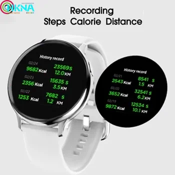 HKNA ECG Inteligent Ceas Sport Barbati Femei Heart Rate Monitor de Presiune sanguina Fitness Tracker Ecran Tactil Complet de Înot Ceas Inteligent