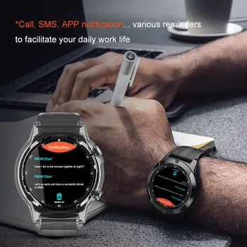 LOKMAT SMA-TK04 Ceas Inteligent 1.3 inch Ecran BT3.0&4.0 Rata de Inima de Alarmă de la Distanță Camera GPS Sport Smartwatch pentru Android / iOS