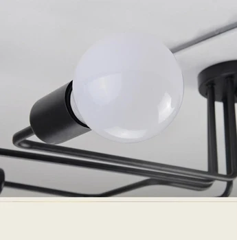 Retro LED Plafon Candelabru de Iluminat pentru Decor Acasă de Mese de Cafenea Bar Prindere Loft Living Dormitor industriale Lampă de Plafon