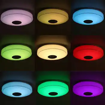 200W WiFi Moderne RGB LED Lumini Plafon Iluminat Acasă APP de Muzică bluetooth Dormitor Lumina Lămpii Inteligent Lampă de Plafon+Control de la Distanță