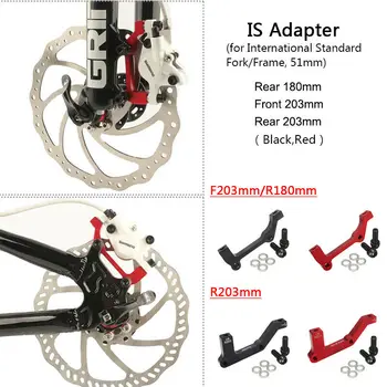 Biciclete de Frână de la Discul Suport Adaptor IS-PM Rotor Monta Maneta Bicicleta ESTE-PM Fața 203mm Spate 180mm Accesorii pentru Biciclete 1 buc