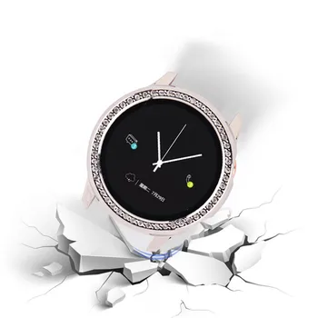 Ceas de Caz Pentru Samsung galaxy watch active 1 Galvanizare TPU Caz de Protecție Cu Diamante