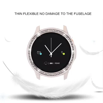 Ceas de Caz Pentru Samsung galaxy watch active 1 Galvanizare TPU Caz de Protecție Cu Diamante