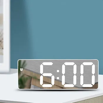 Un Număr mare de Afișare Ceas cu Alarmă Snooze Electronice Digitale LED-uri Ceasuri de Masă cu Temperatura Living Modern Decor