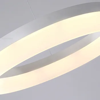 LED-uri moderne Inel Acrilic corpuri de Iluminat Acasă Sufragerie, Dormitor Studiu Decorative Suspensie Loc de Candelabre de afaceri